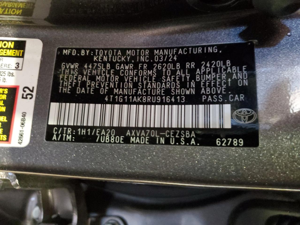 2024 Toyota Camry - Image 12
