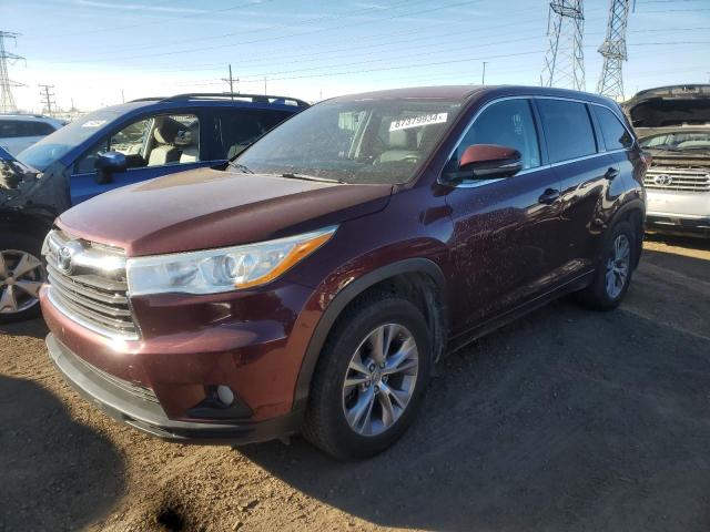 Паркетники TOYOTA HIGHLANDER 2014 Бургунди