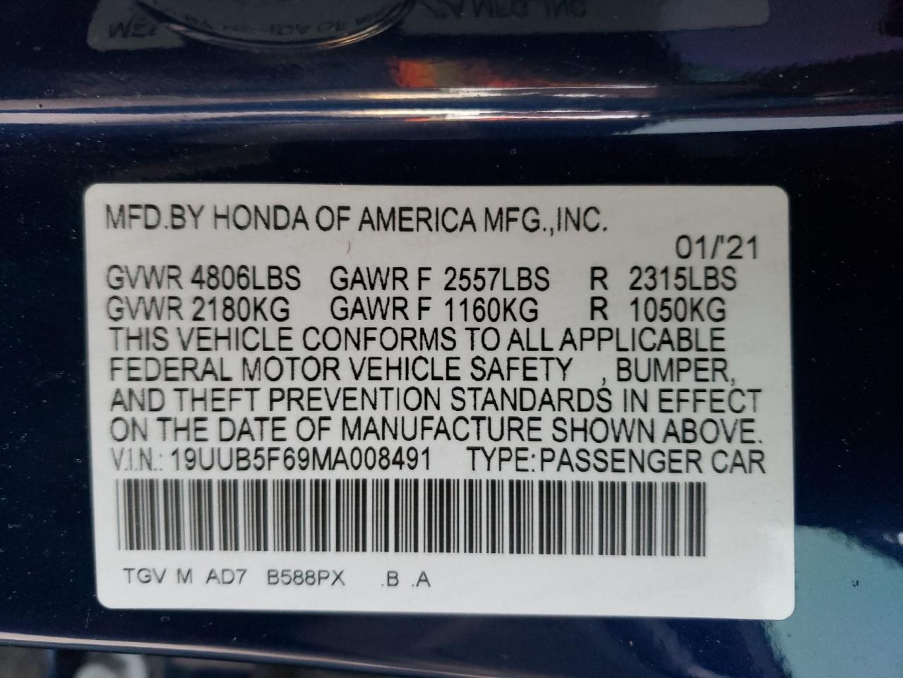2021 Acura TLX - Image 13