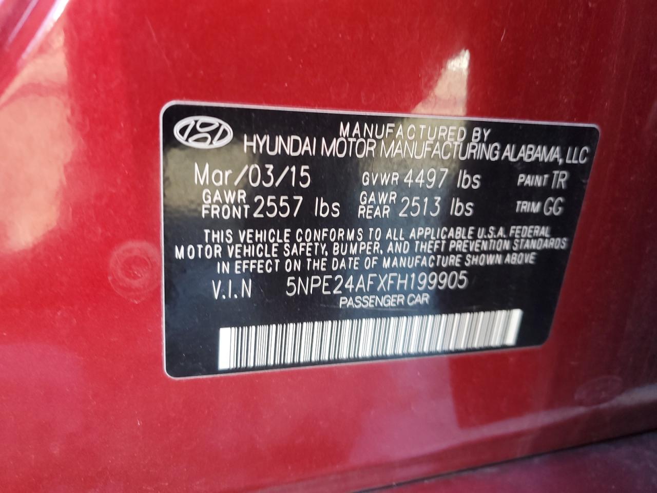 2015 Hyundai Sonata - Image 12