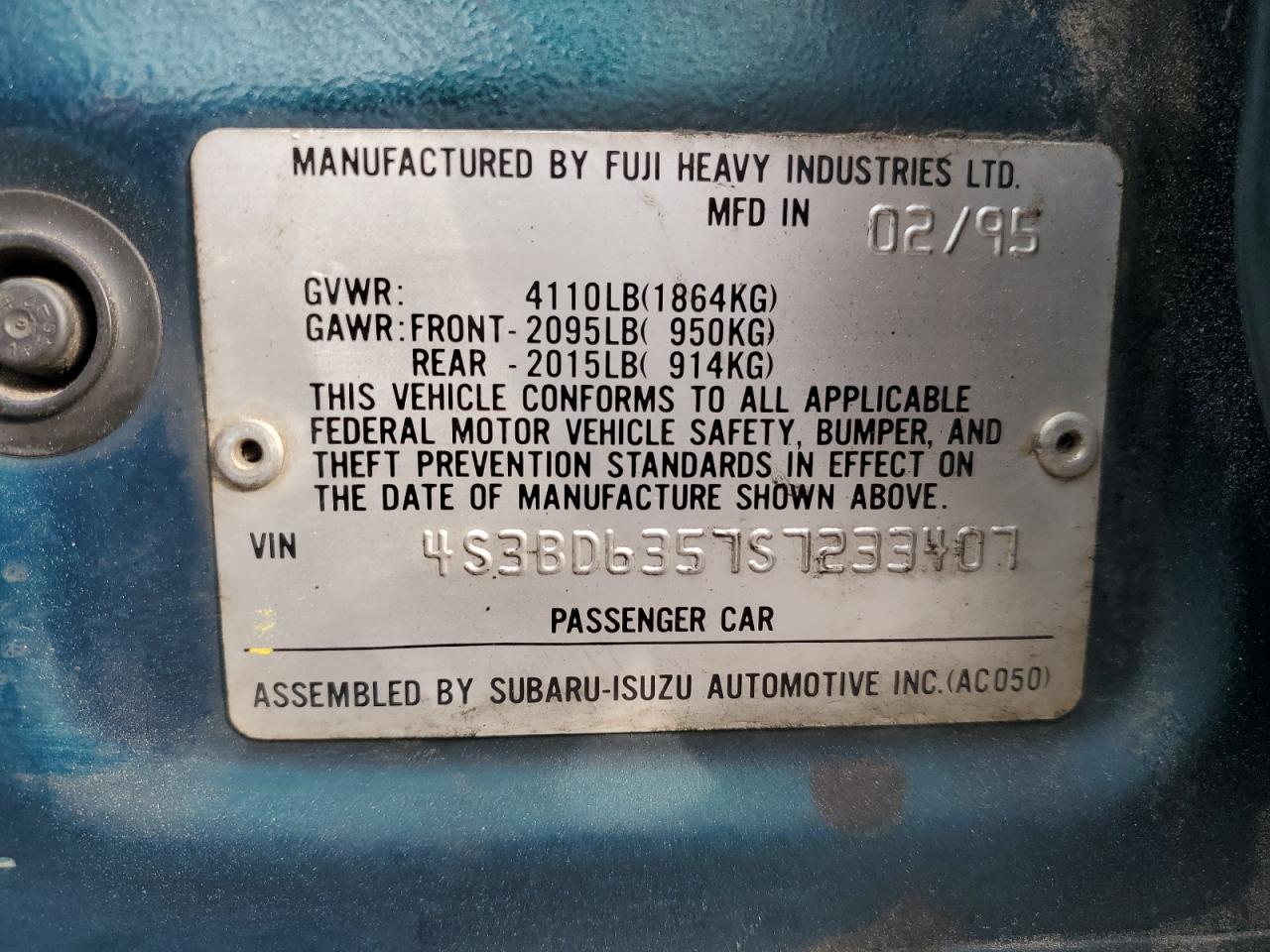 1995 Subaru Legacy - Image 14