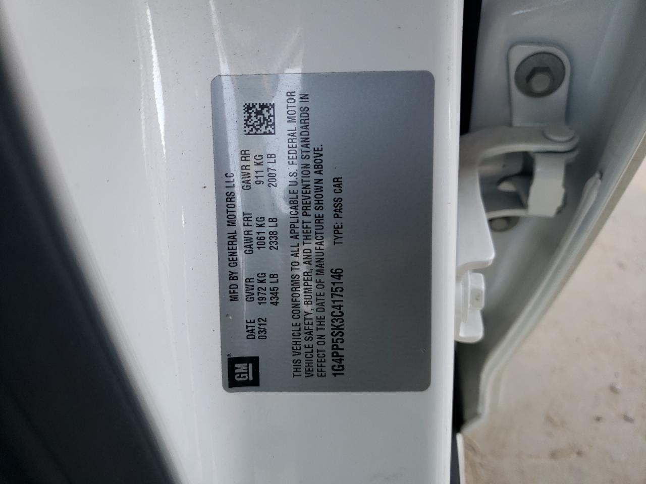2012 Buick Verano - Image 12