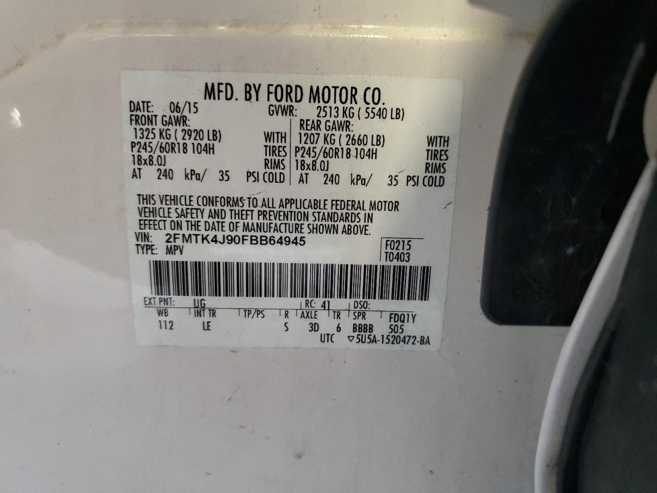 2015 Ford Edge - Image 13