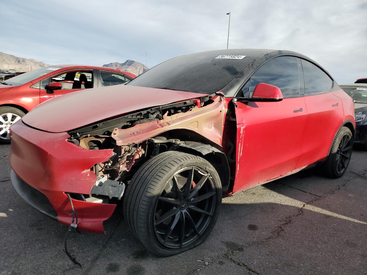 2021 Tesla Model Y იყიდება North Las Vegas-ში, NV - Front End