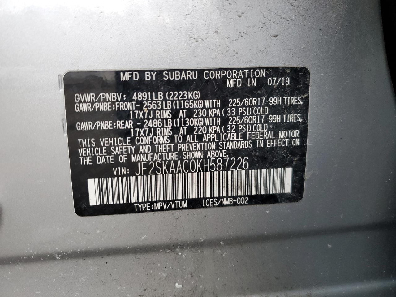 2019 Subaru Forester - Image 12