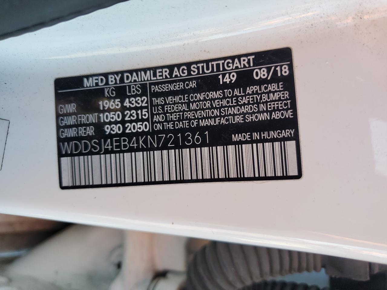 2019 Mercedes-Benz CLA-klasse - Image 12
