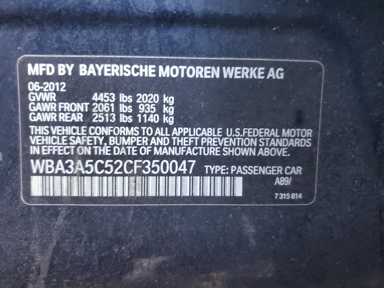2012 BMW 3er - Image 12
