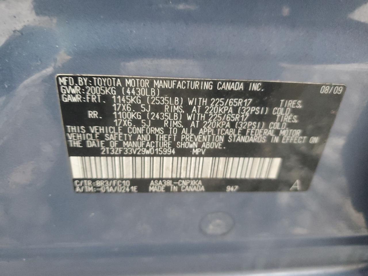 2009 Toyota RAV 4 - Image 14