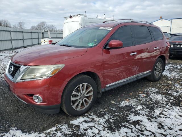  NISSAN PATHFINDER 2014 Красный