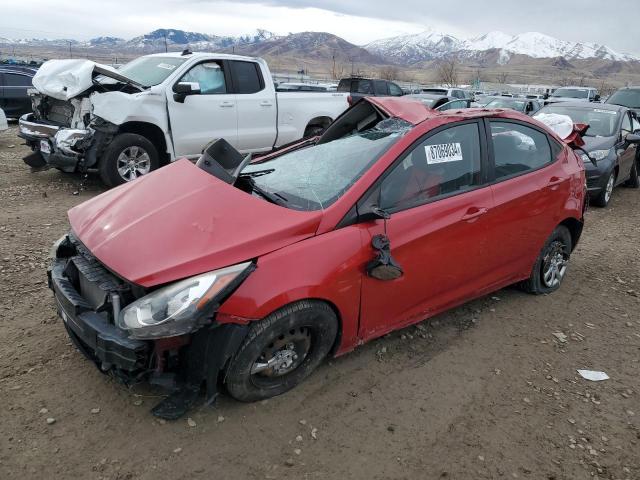 Седани HYUNDAI ACCENT 2014 Червоний