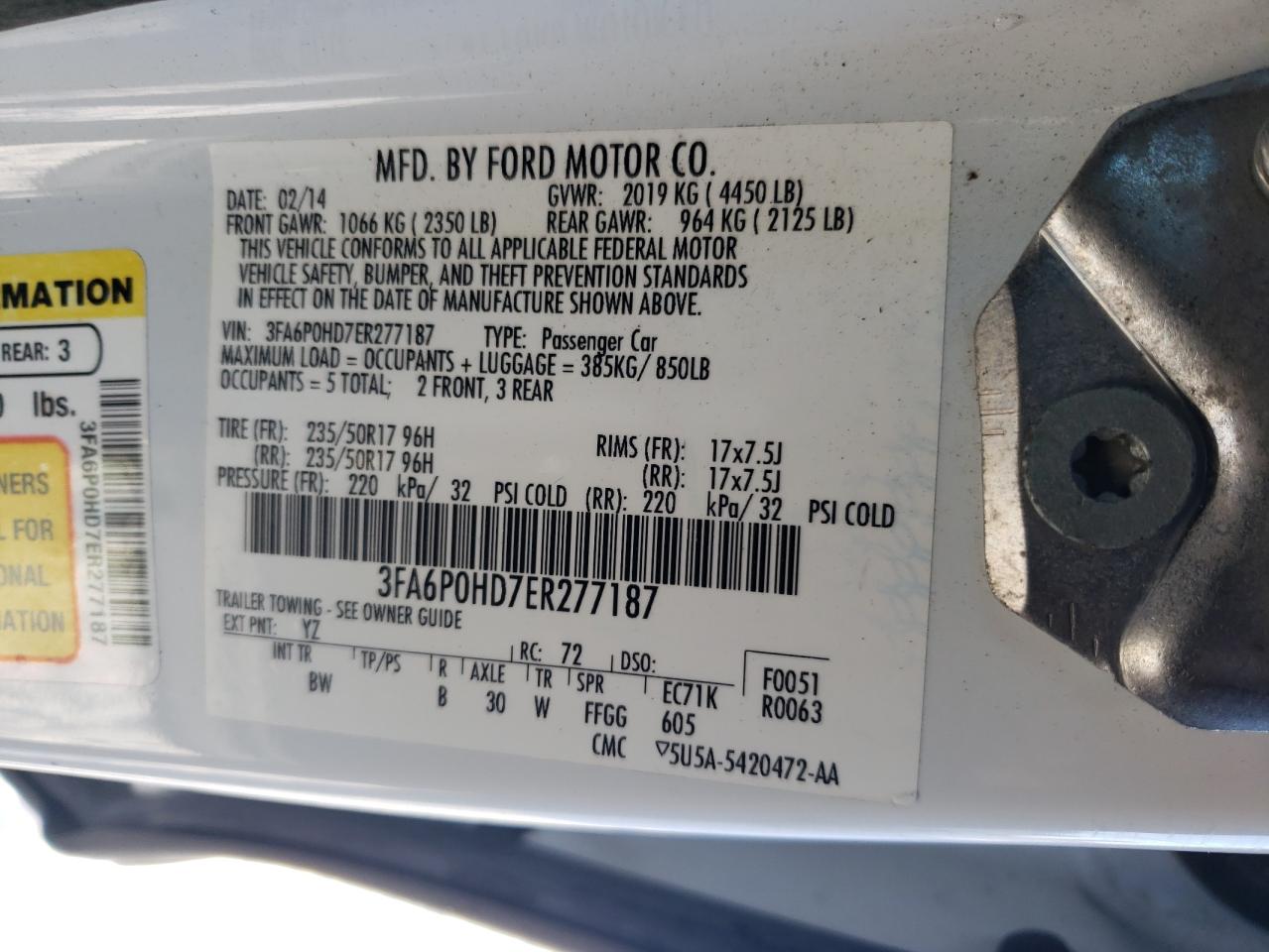 2014 Ford Fusion - Image 14