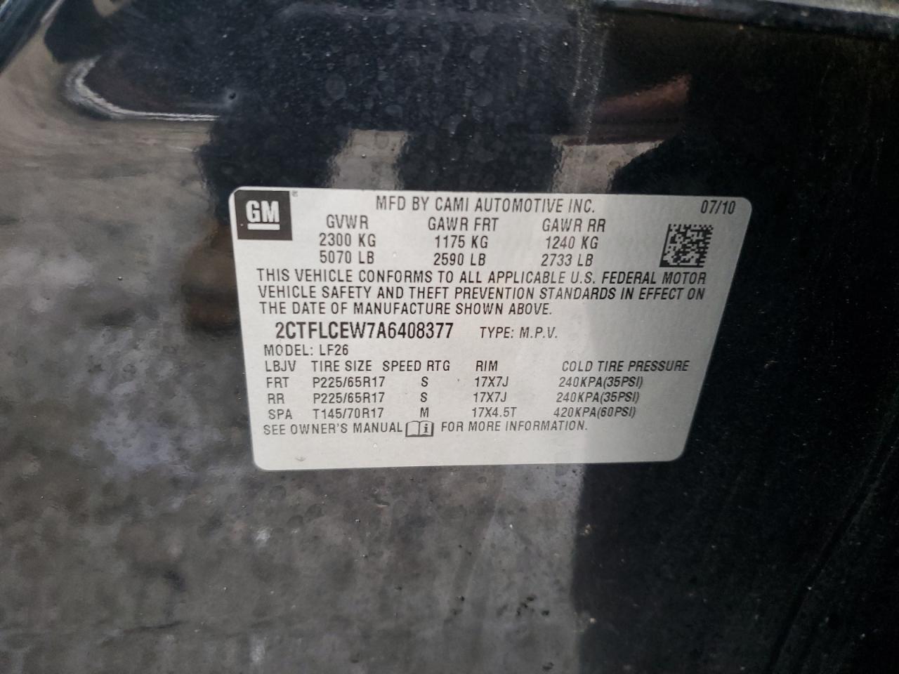 2010 GMC Terrain - Image 13