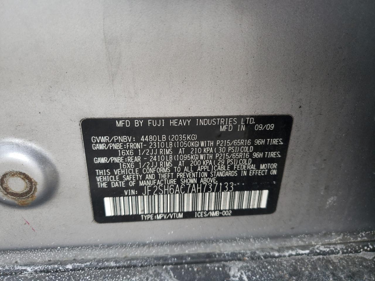 2010 Subaru Forester - Image 15