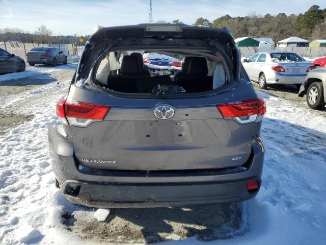  TOYOTA HIGHLANDER 2018 Szary
