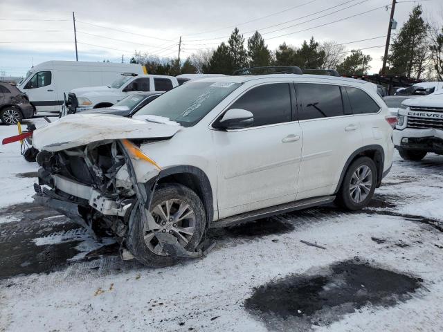 2014 Toyota Highlander Xle zu verkaufen in Denver, CO - Front End