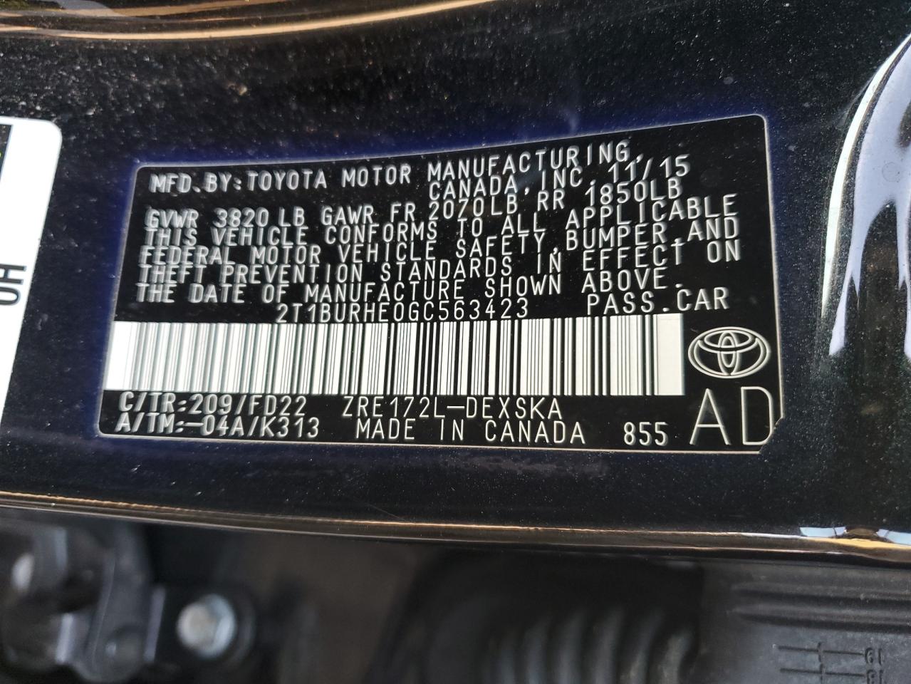 2016 Toyota Corolla - Image 14