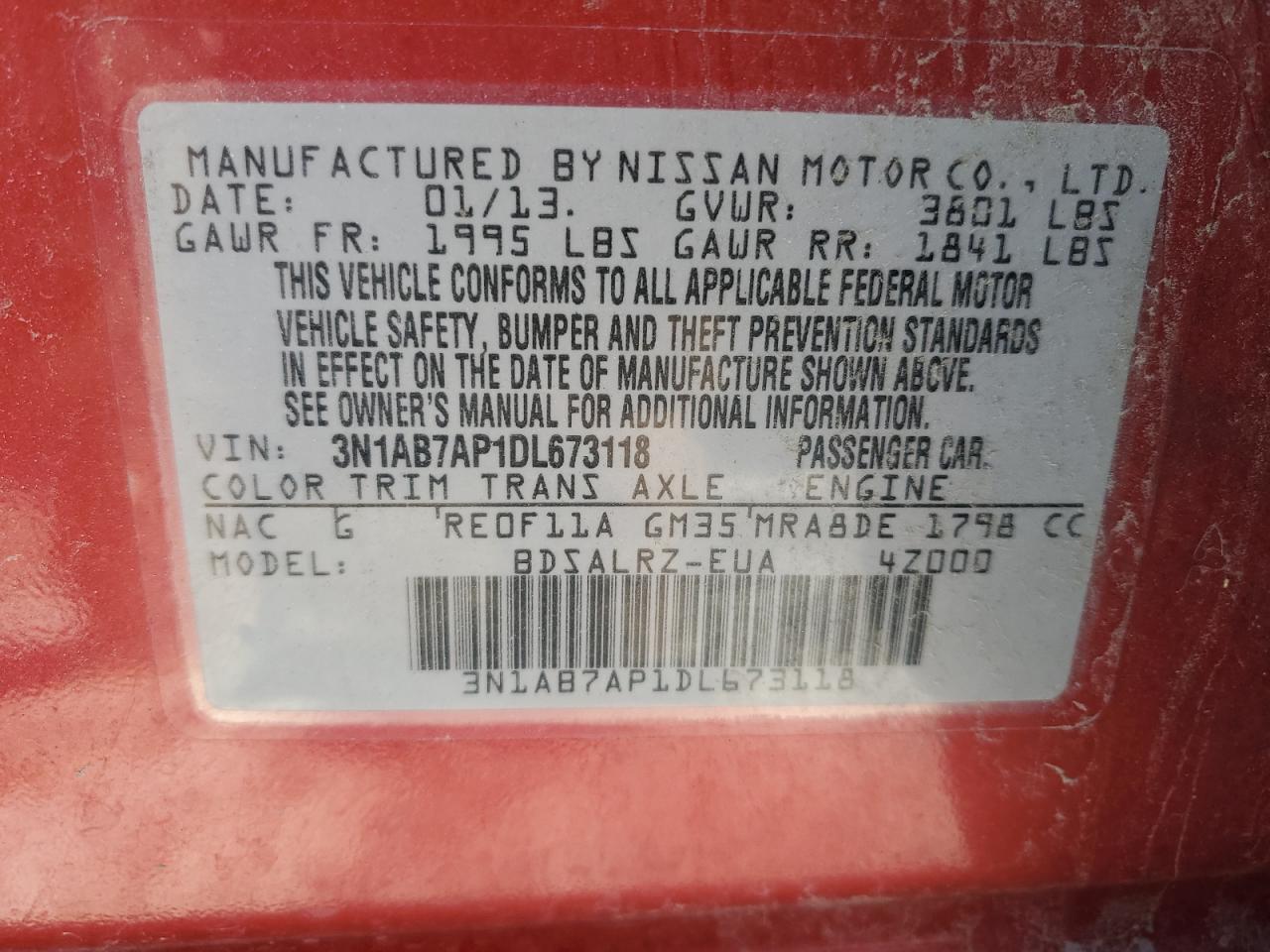 2013 Nissan Sentra - Image 12