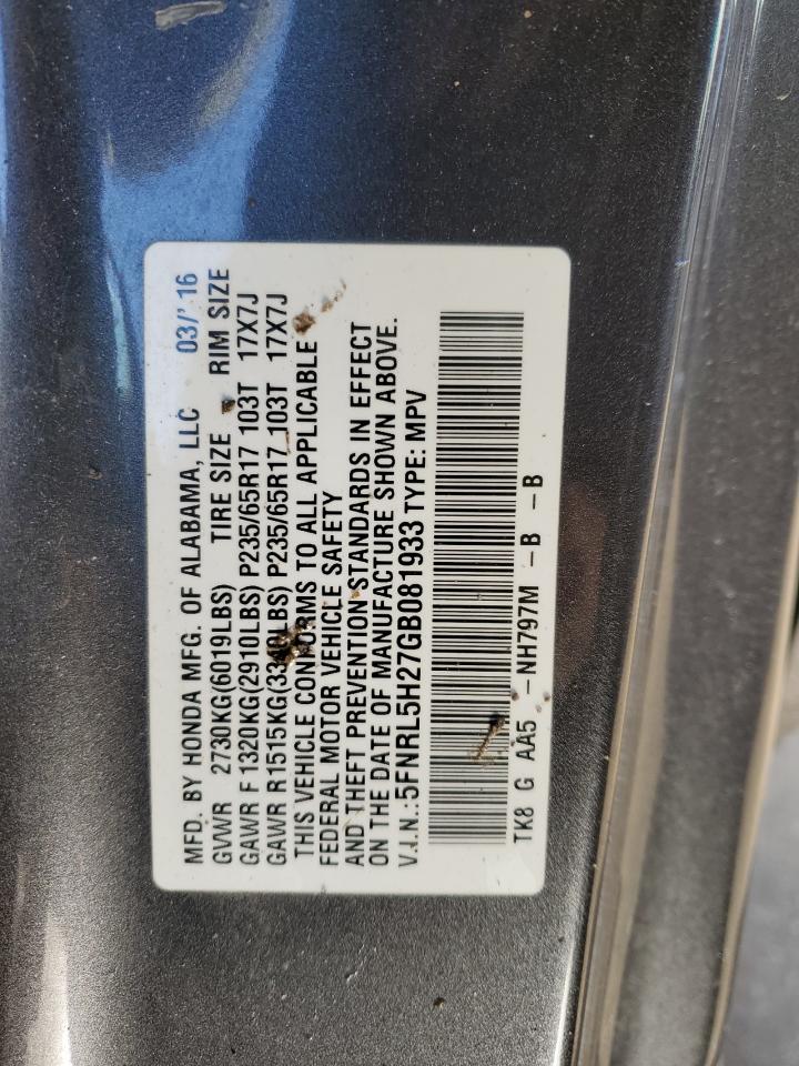 2016 Honda Odyssey - Image 14