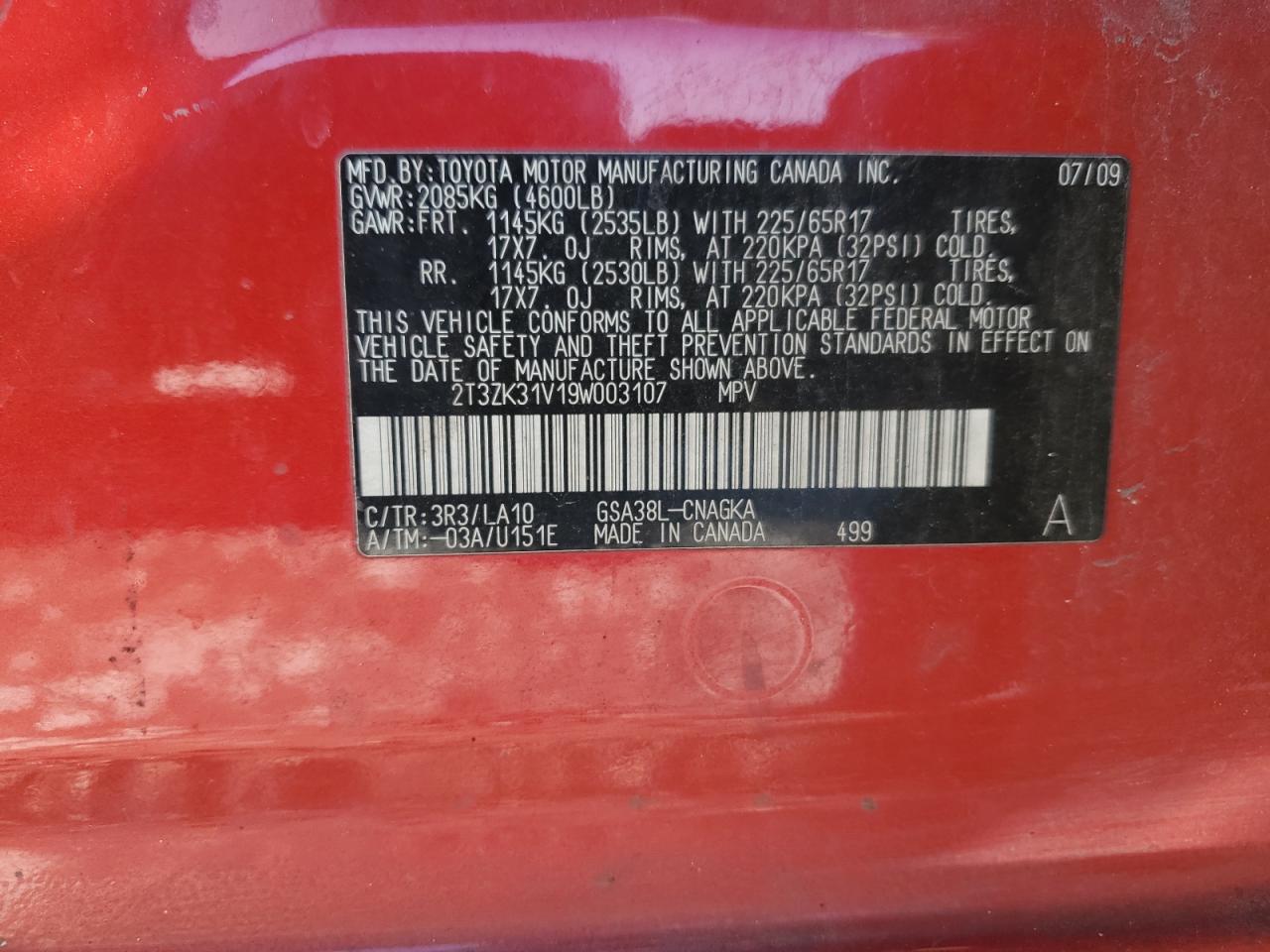 2009 Toyota RAV 4 - Image 13
