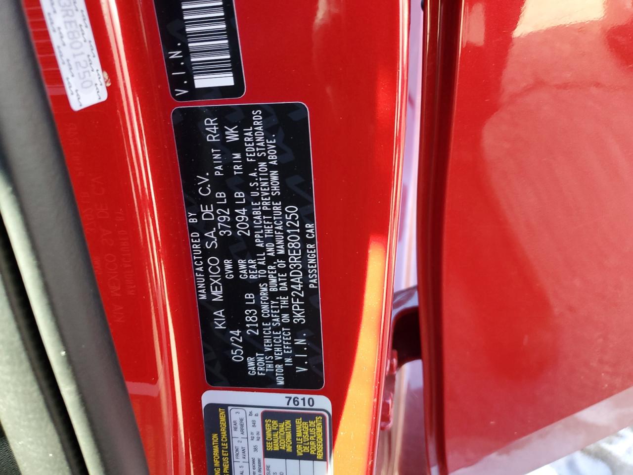 2024 Kia Forte - Image 12