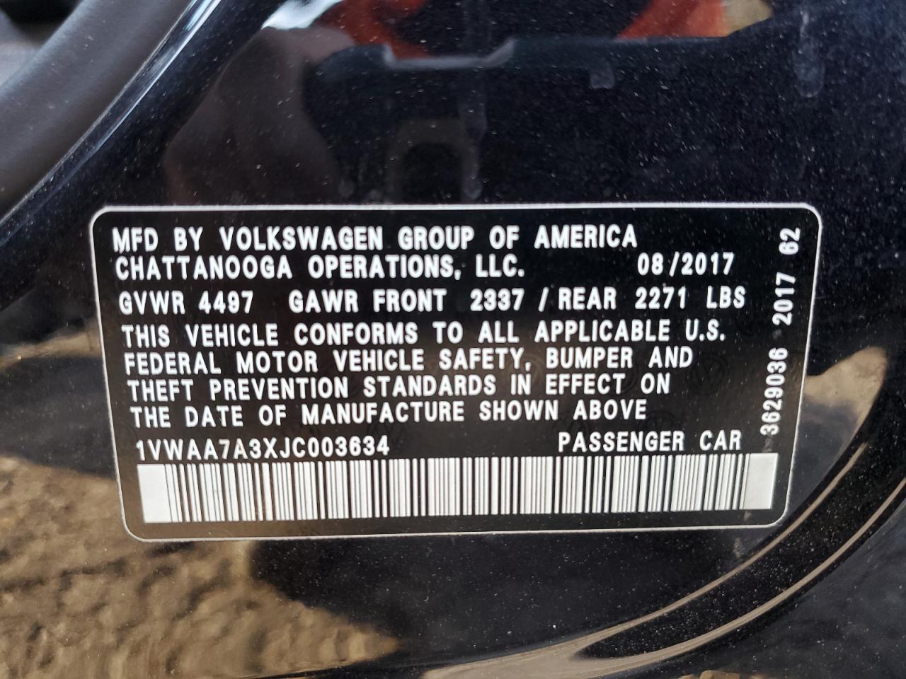 2018 Volkswagen Passat - Image 12
