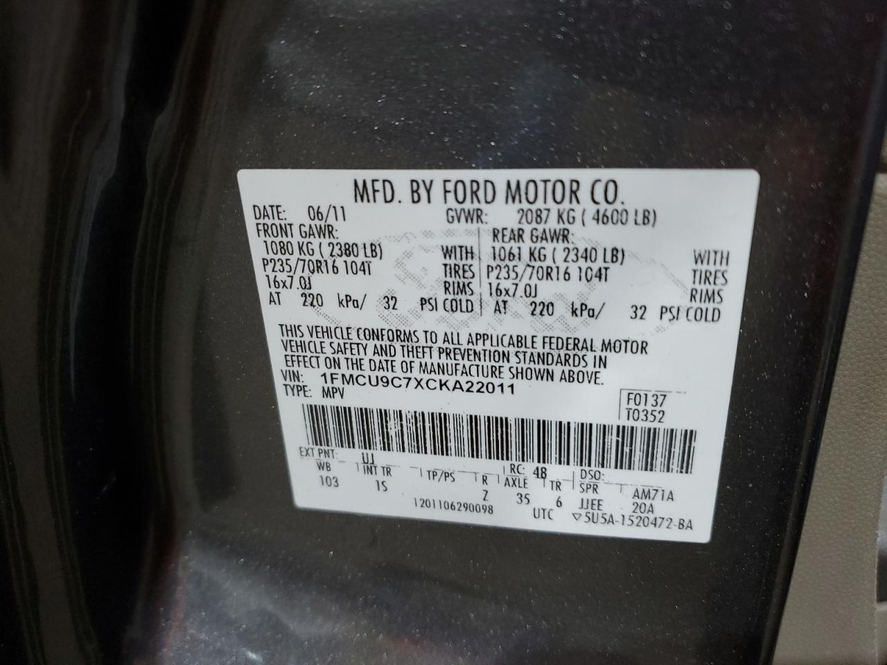 2012 Ford Escape - Image 13