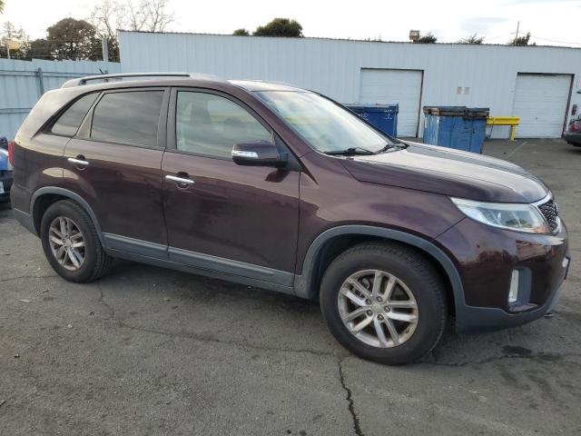 Parquets KIA SORENTO 2015 Bordowy