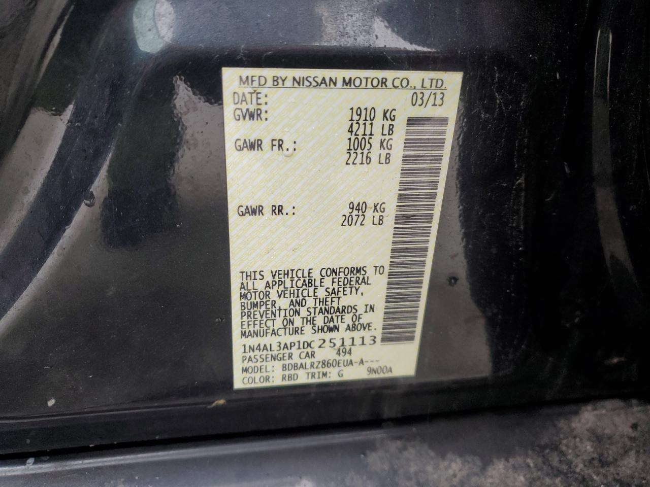2013 Nissan Altima - Image 12