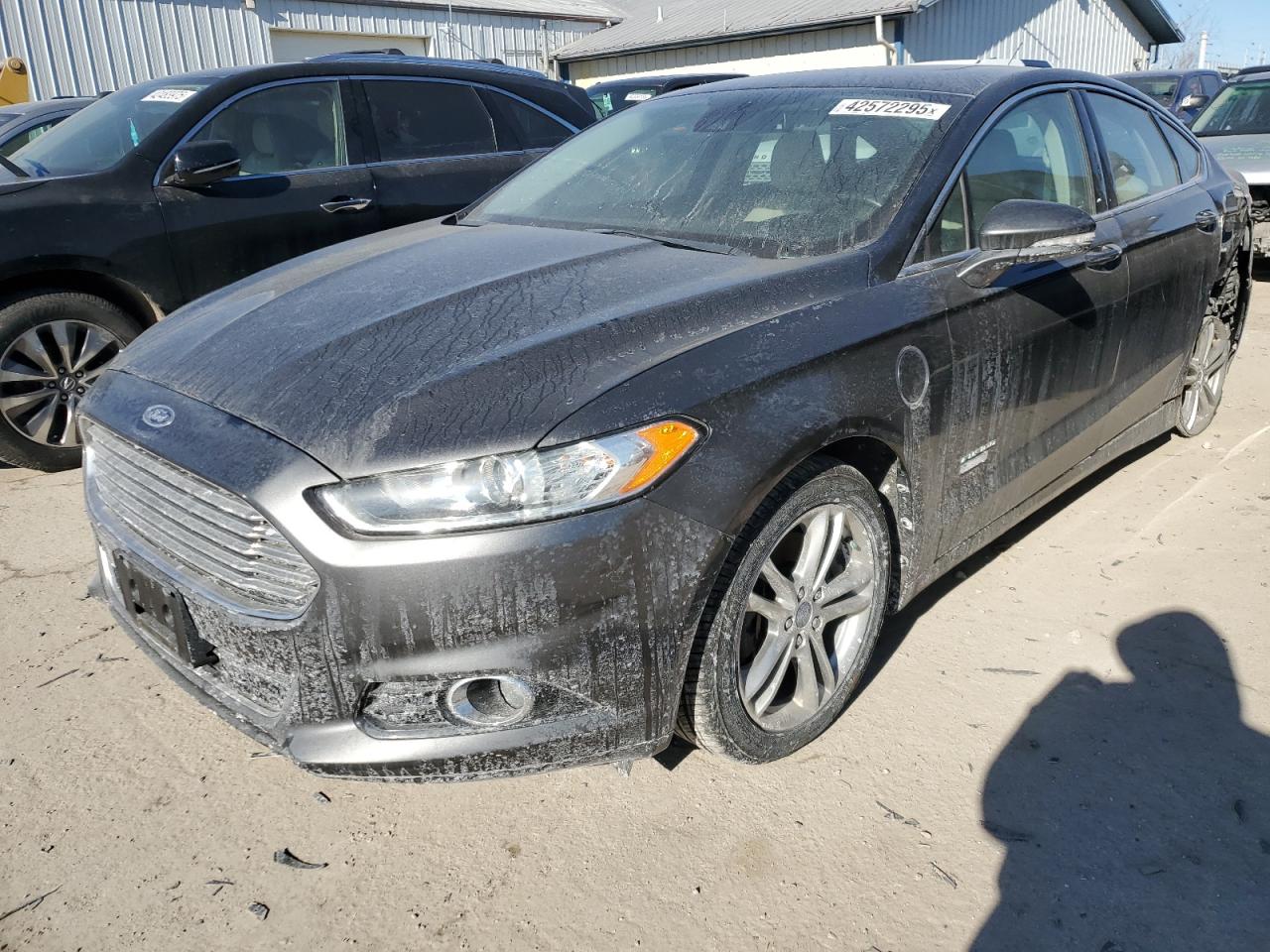 2016 Ford Fusion Titanium Phev იყიდება Pekin-ში, IL - Rear End