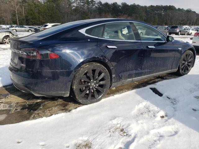 Хэтчбеки TESLA MODEL S 2014 Синий