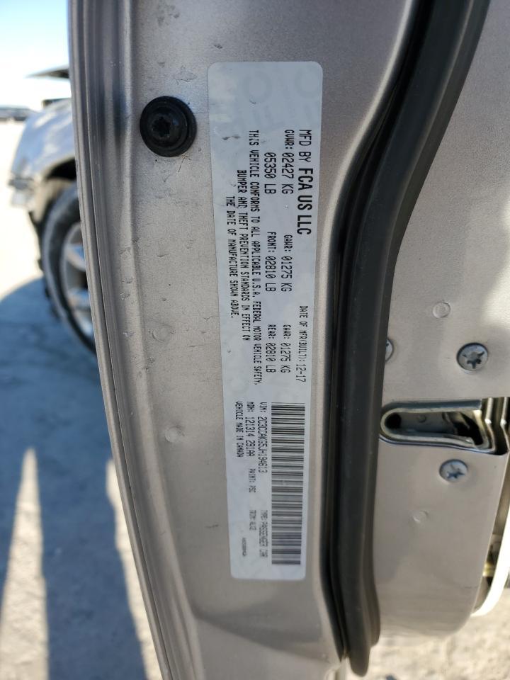 2018 Chrysler 300 Limited VIN: 2C3CCAKG5JH194613 Lot: 42116955