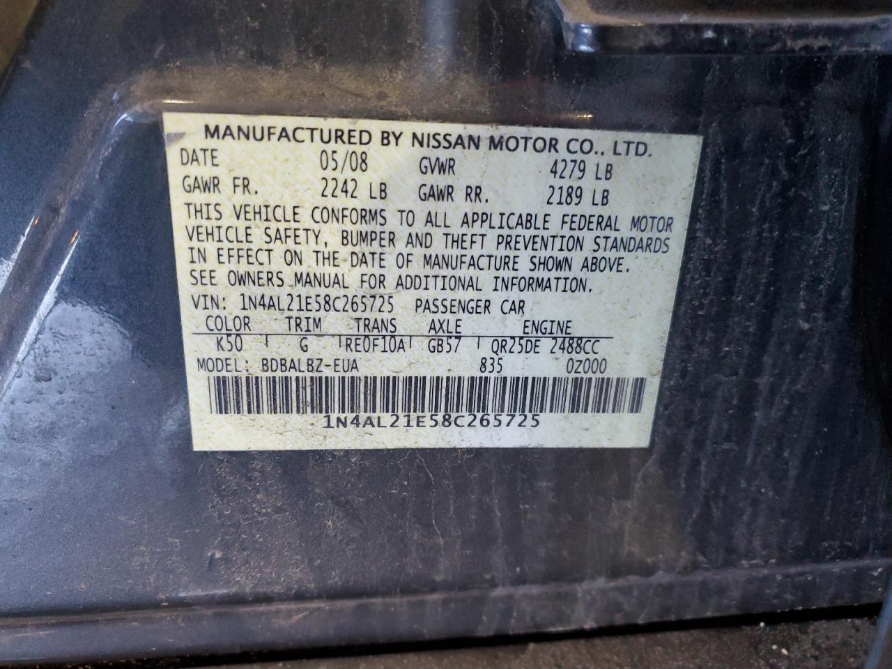2008 Nissan Altima - Image 12