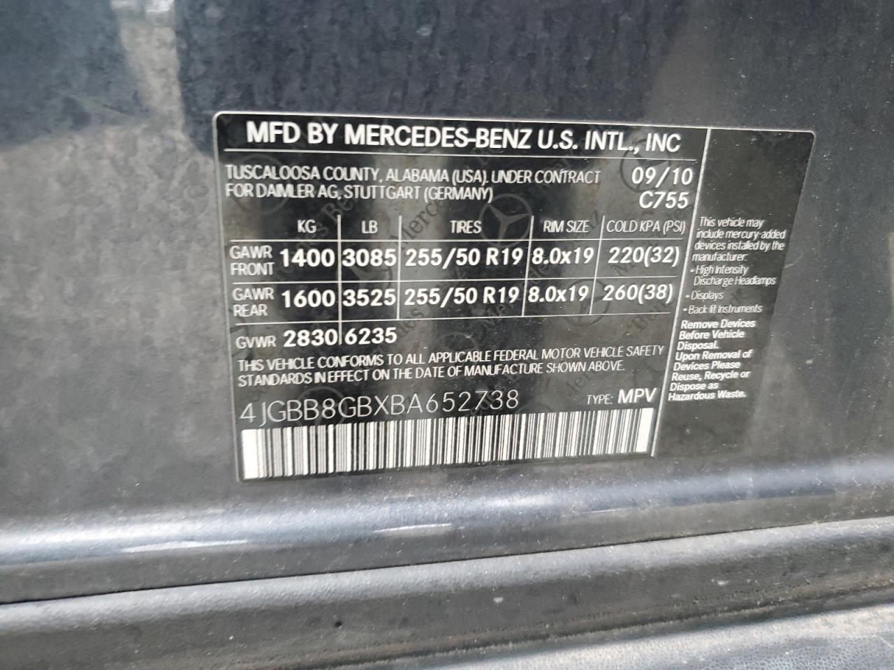 2011 Mercedes-Benz M-klasse - Image 16