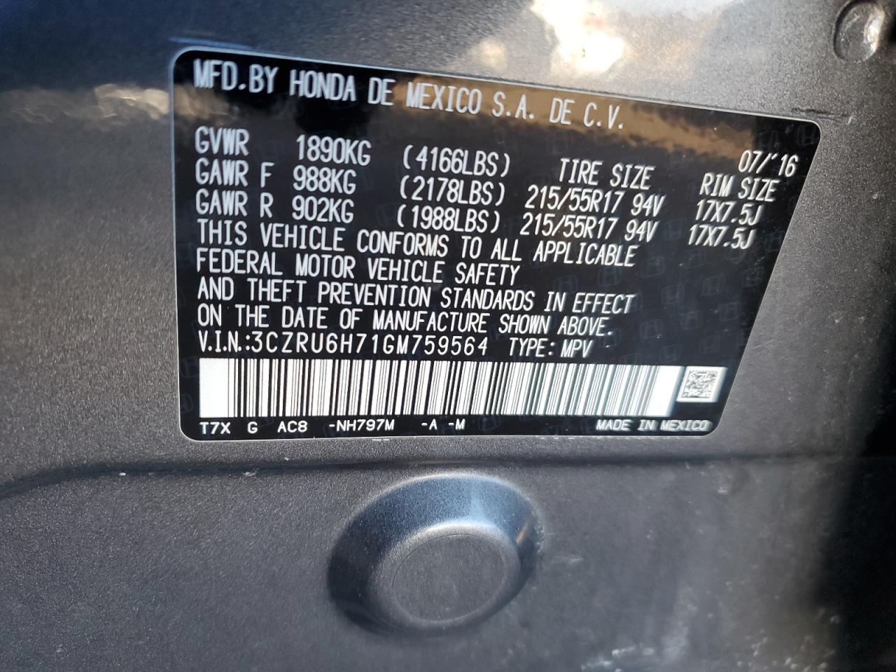 2016 Honda HR-V - Image 13