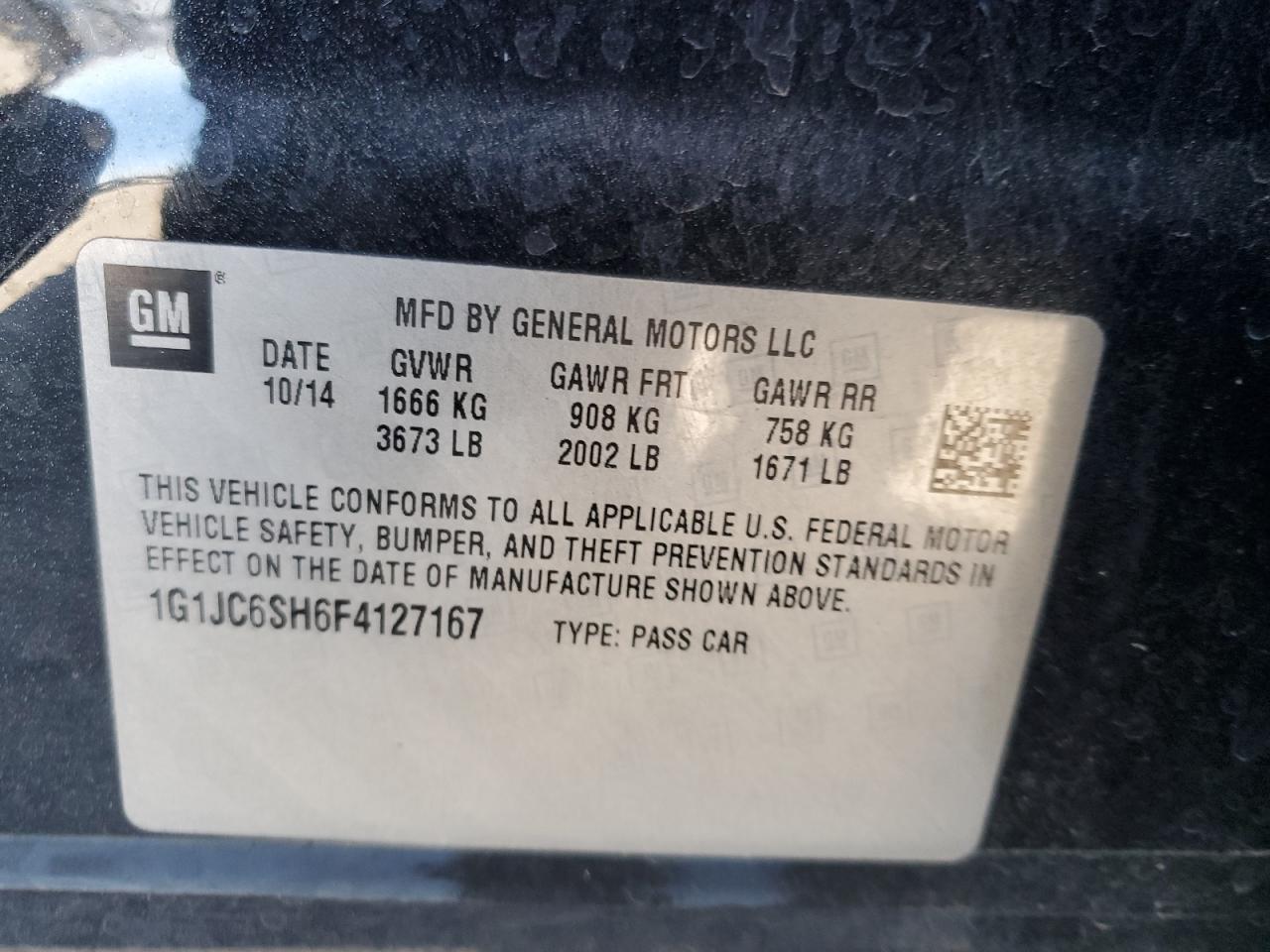 2015 Chevrolet Sonic - Image 12