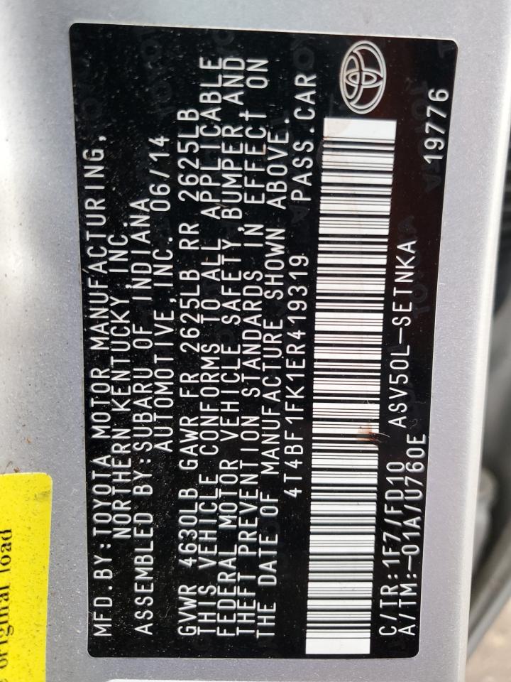 2014 Toyota Camry - Image 12