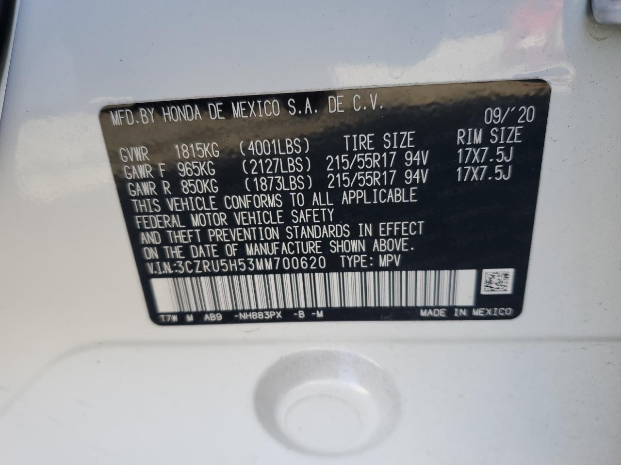 2021 Honda HR-V - Image 15