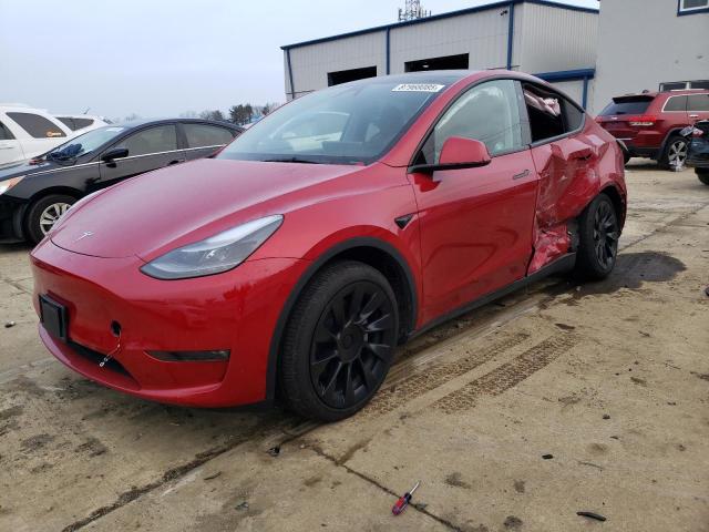  TESLA MODEL Y 2023 Красный