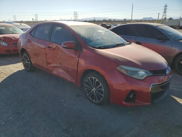  TOYOTA COROLLA 2015 Red