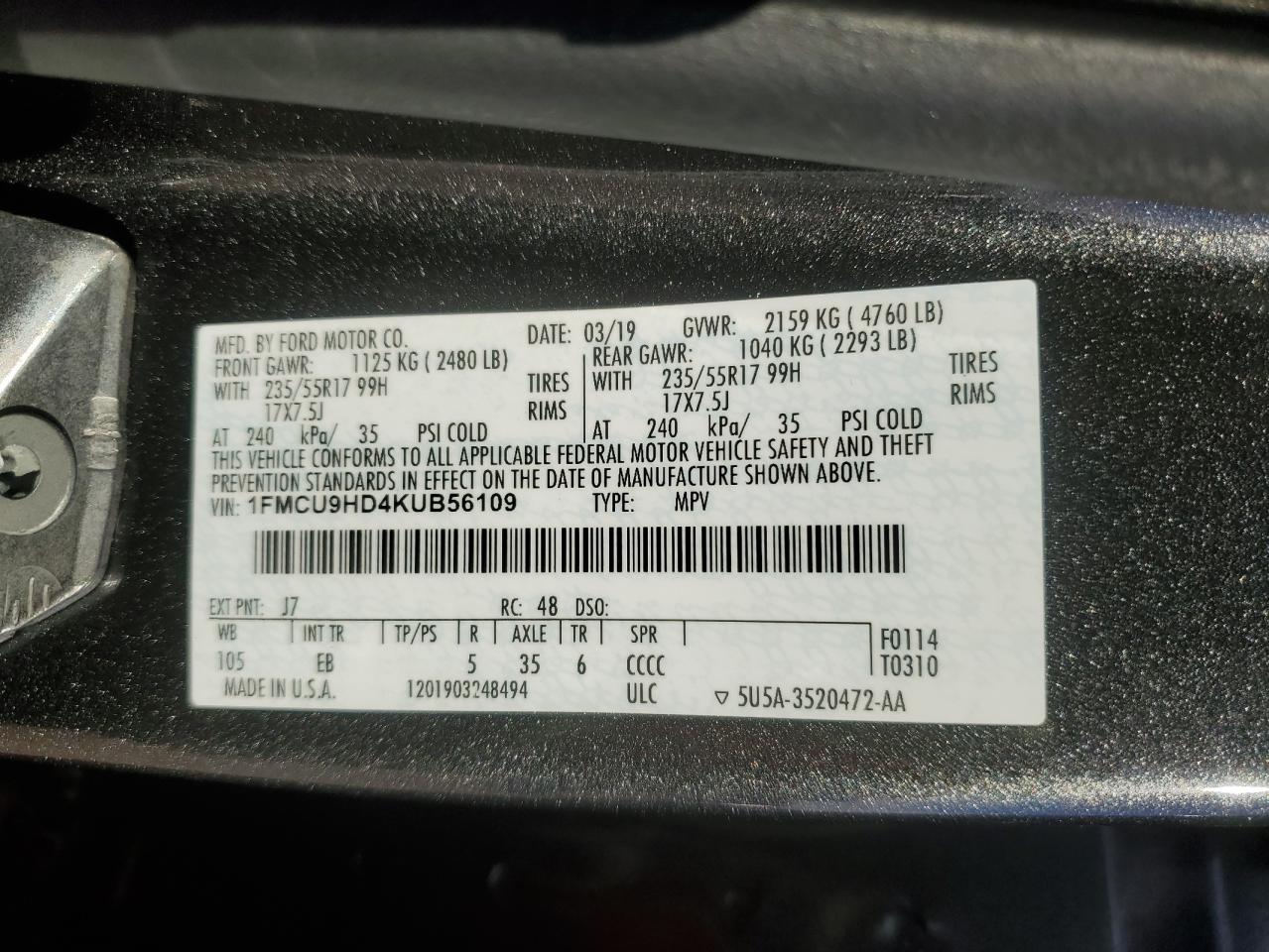 2019 Ford Escape - Image 15