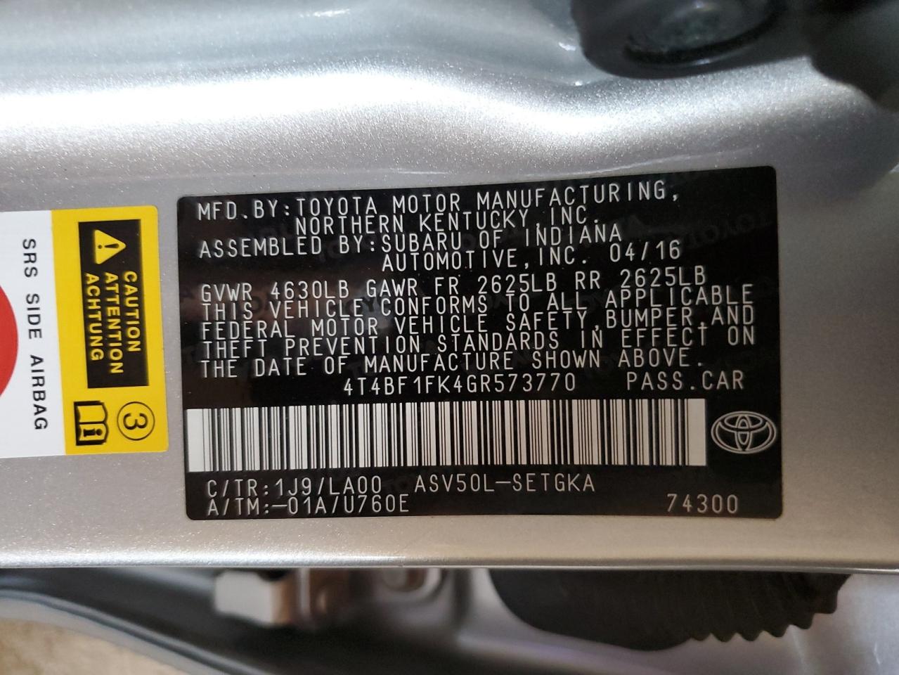 2016 Toyota Camry - Image 14
