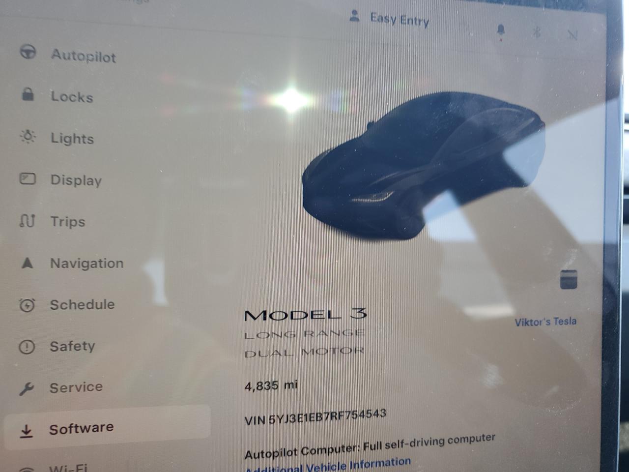 2024 Tesla Model 3 VIN: 5YJ3E1EB7RF754543 Lot: 88533895