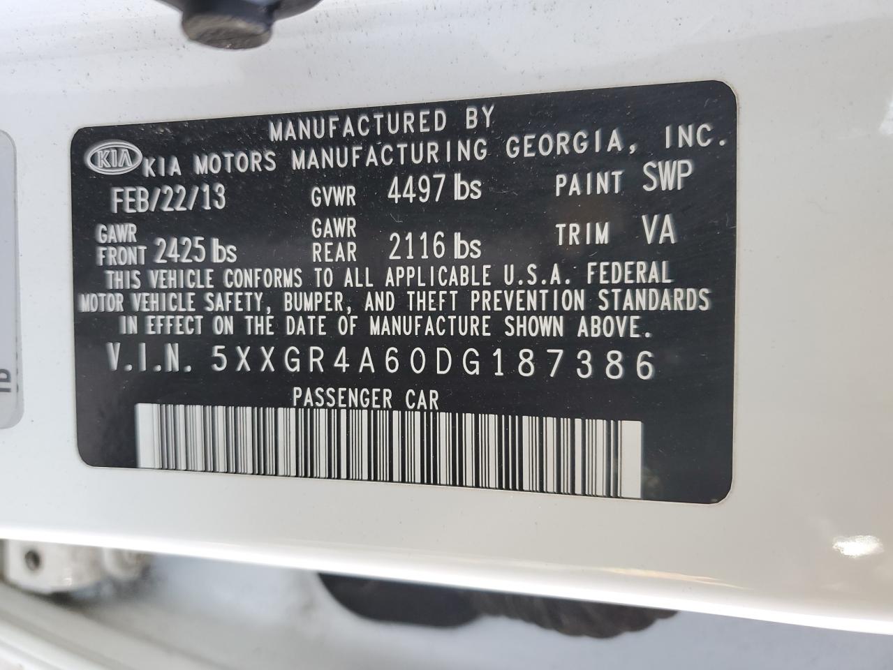 2013 Kia Optima - Image 12