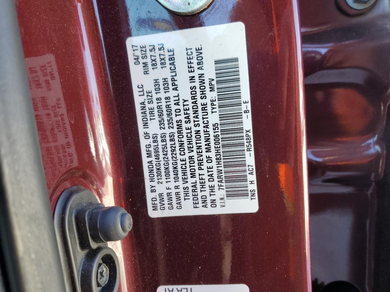 2017 Honda CR-V - Image 13