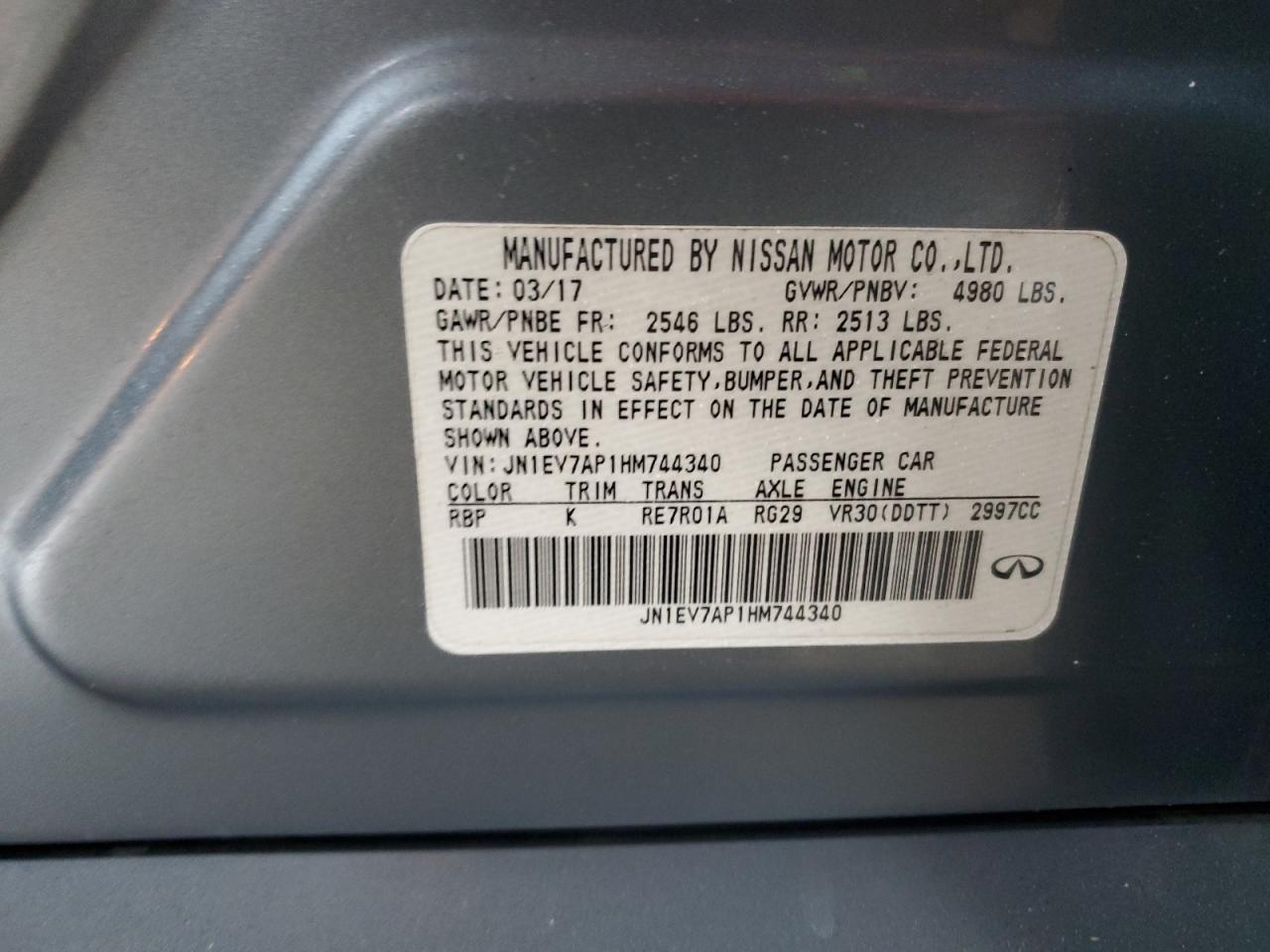 2017 Infiniti Q50 - Image 12