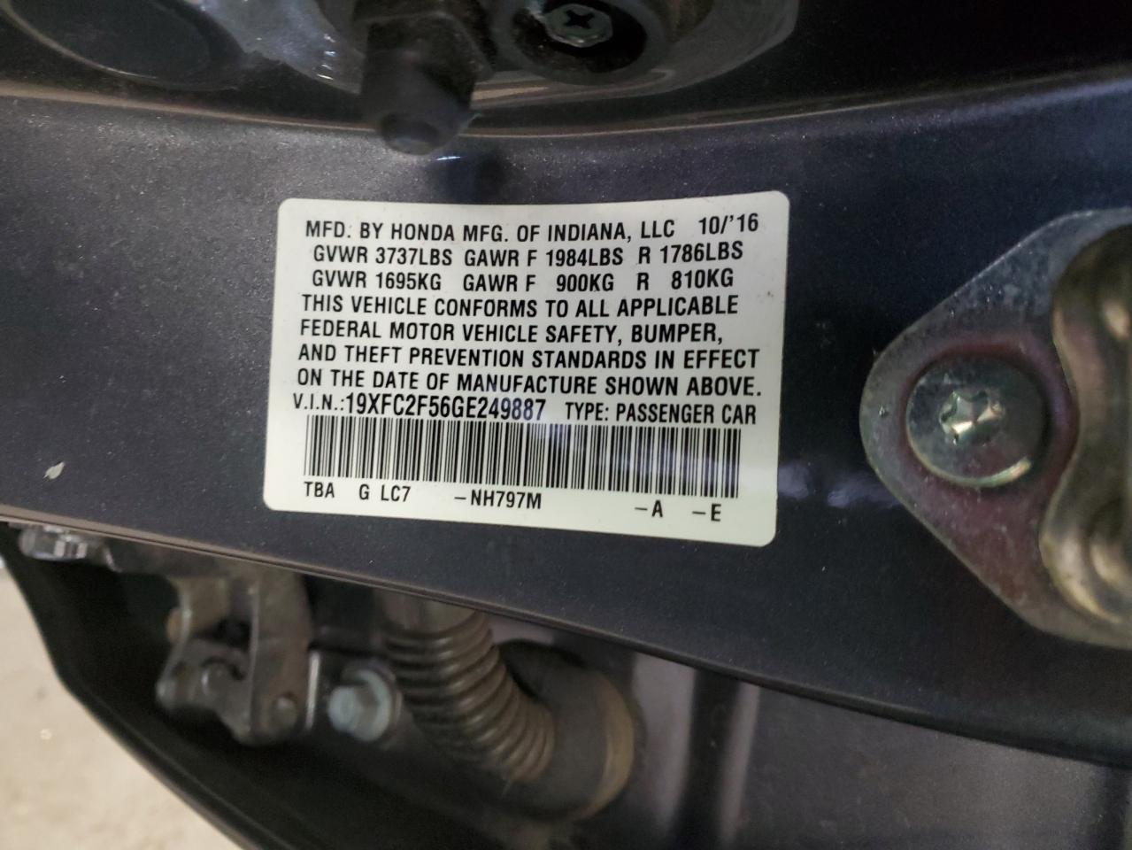 2016 Honda Civic - Image 14