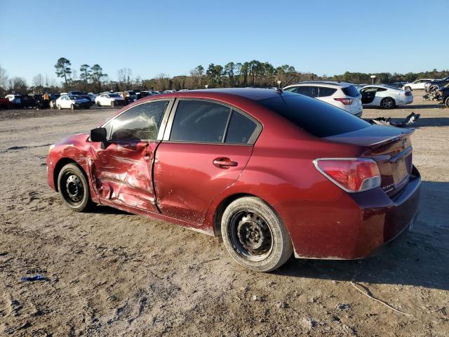  SUBARU IMPREZA 2015 Czerwony