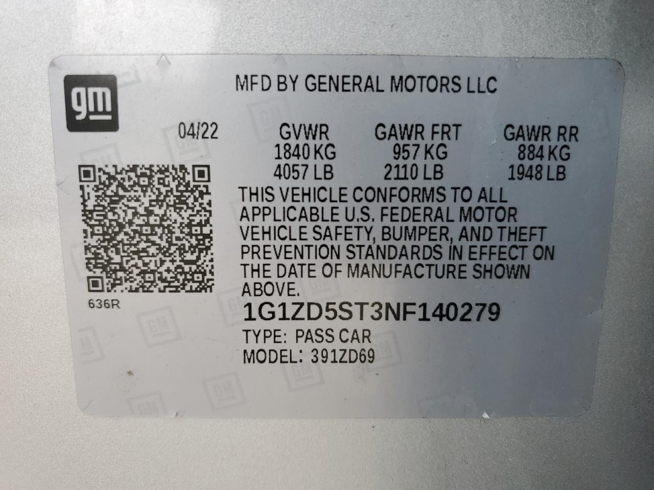 2022 Chevrolet Malibu - Image 13