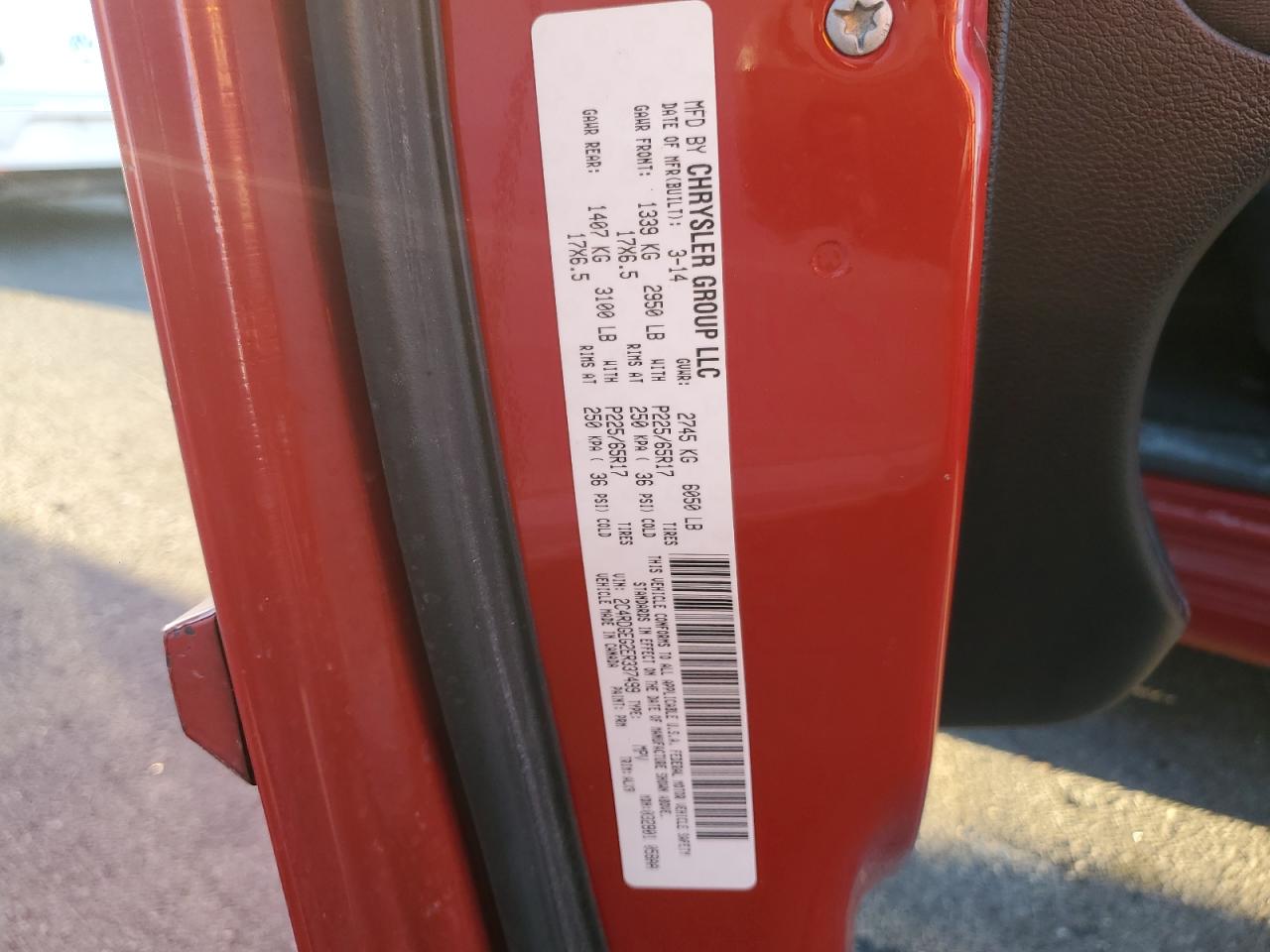 2014 Dodge Grand Caravan R/T VIN: 2C4RDGEG2ER337499 Lot: 89197025