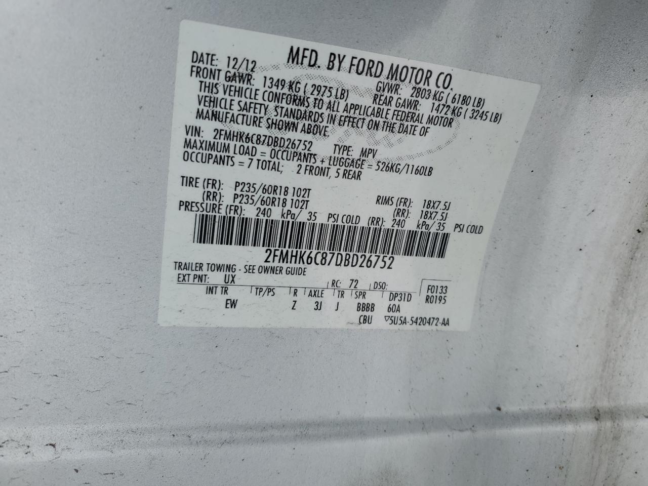 2013 Ford Flex - Image 14